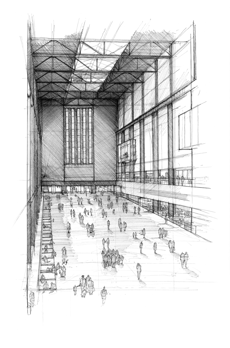 The Spring Auction - Lot 25, Luke Adam Hawker, Tate Modern, Turbine Hall image