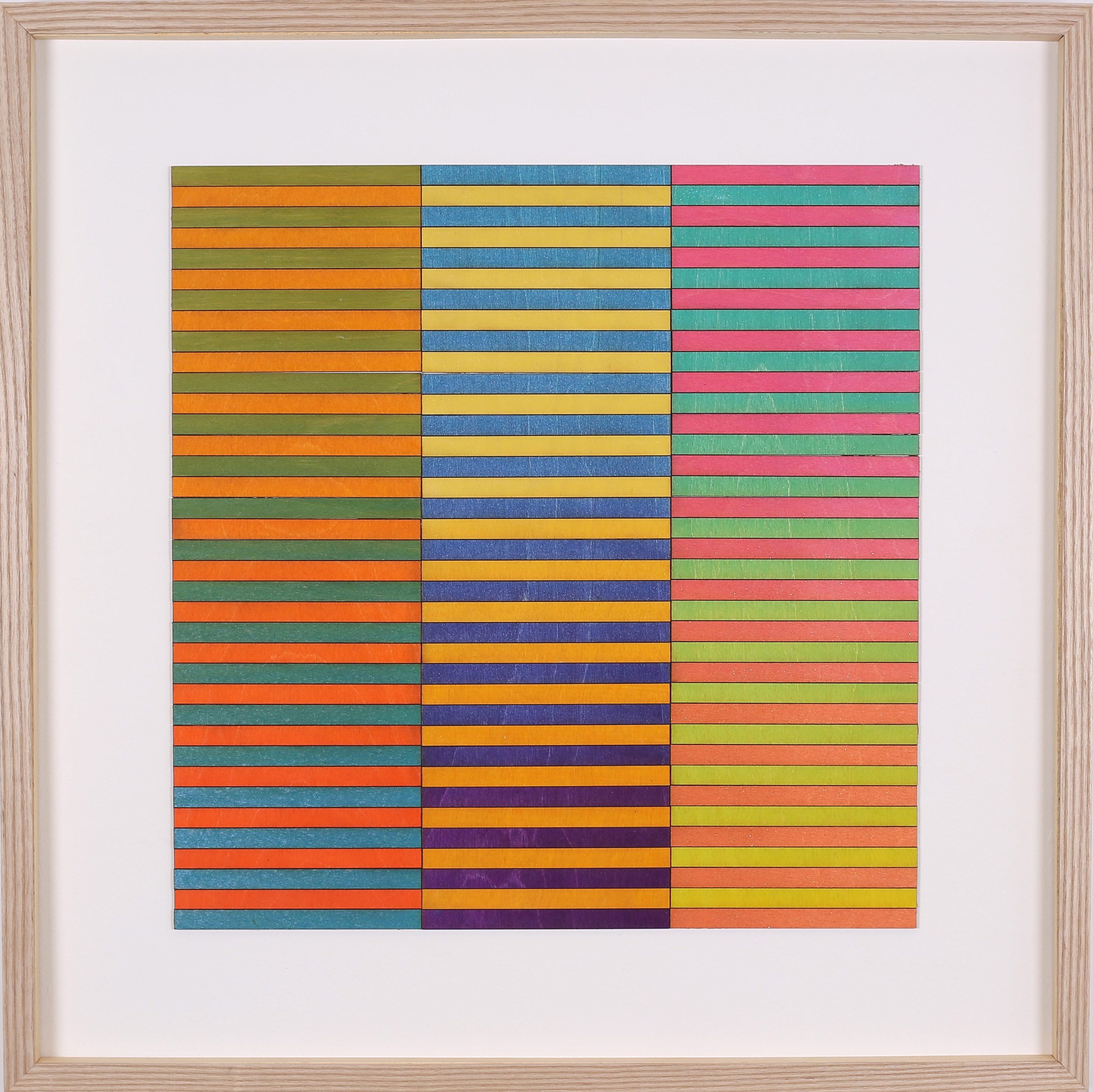 Hyper-Colour-Pop-Culture - Lot 13, Amelia Coward, Three Panel Colour Study image