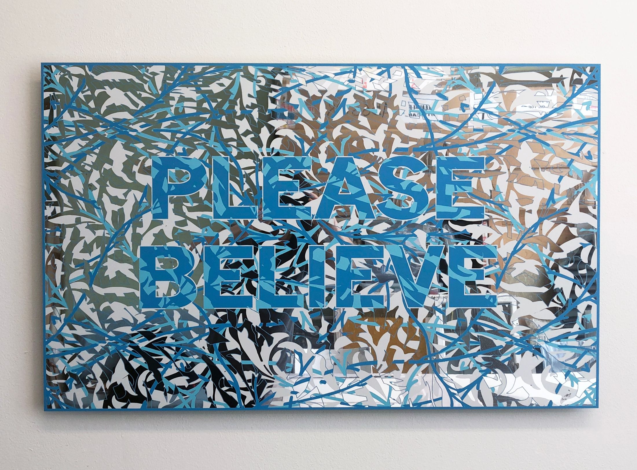 Hospital Rooms - Lot 8, Mark Titchner, Please Believe (Mirror) image