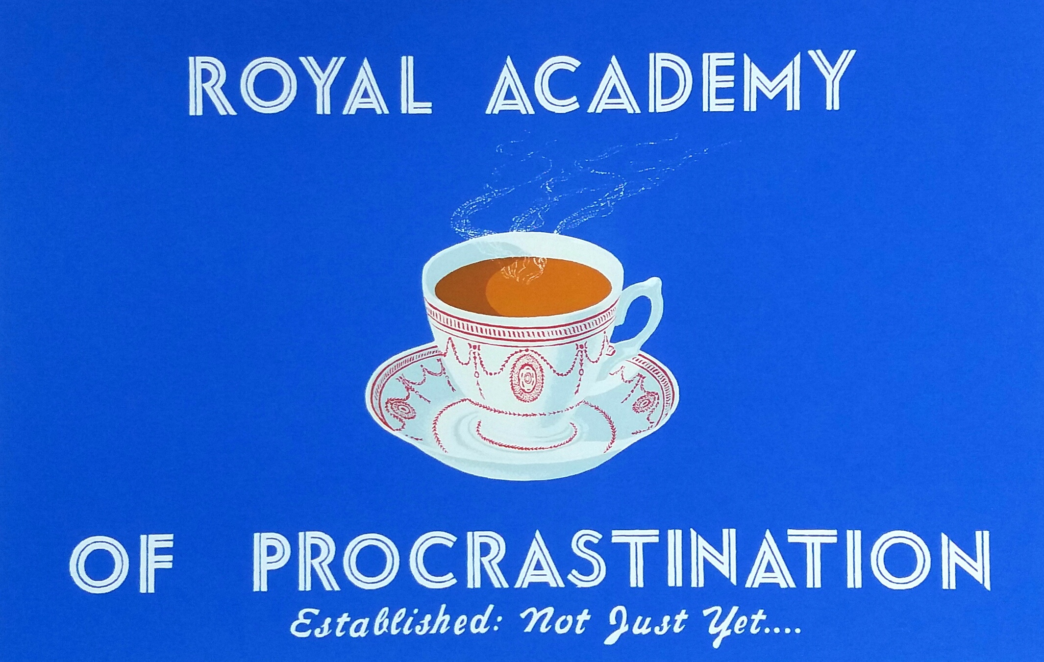 The Summer Auction 2019 - Lot 34, Martin Grover, The Royal Academy of Procrastination image