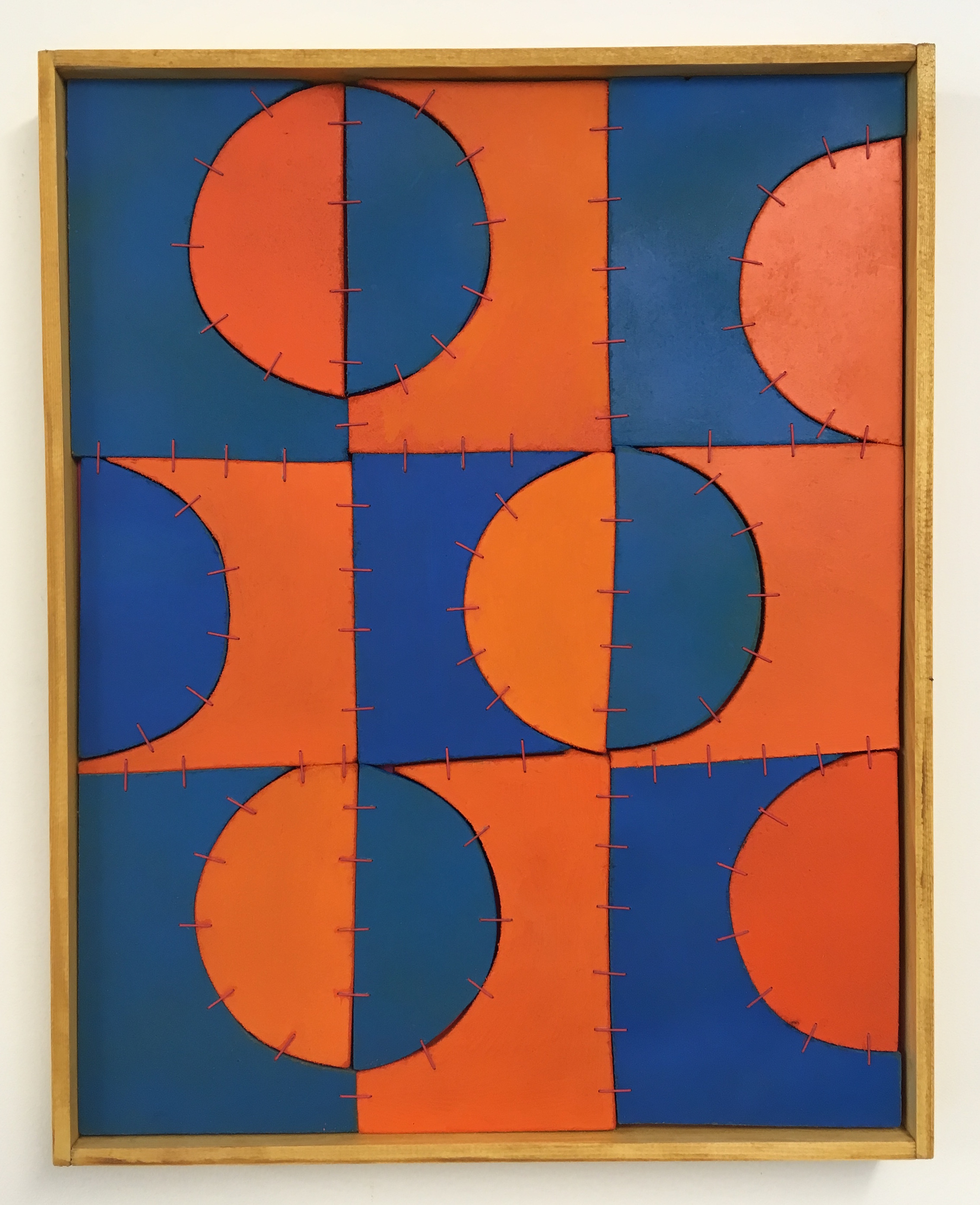 The Crossover - Lot 39, Dominic Beattie, Untitled (Orange and Blue) image