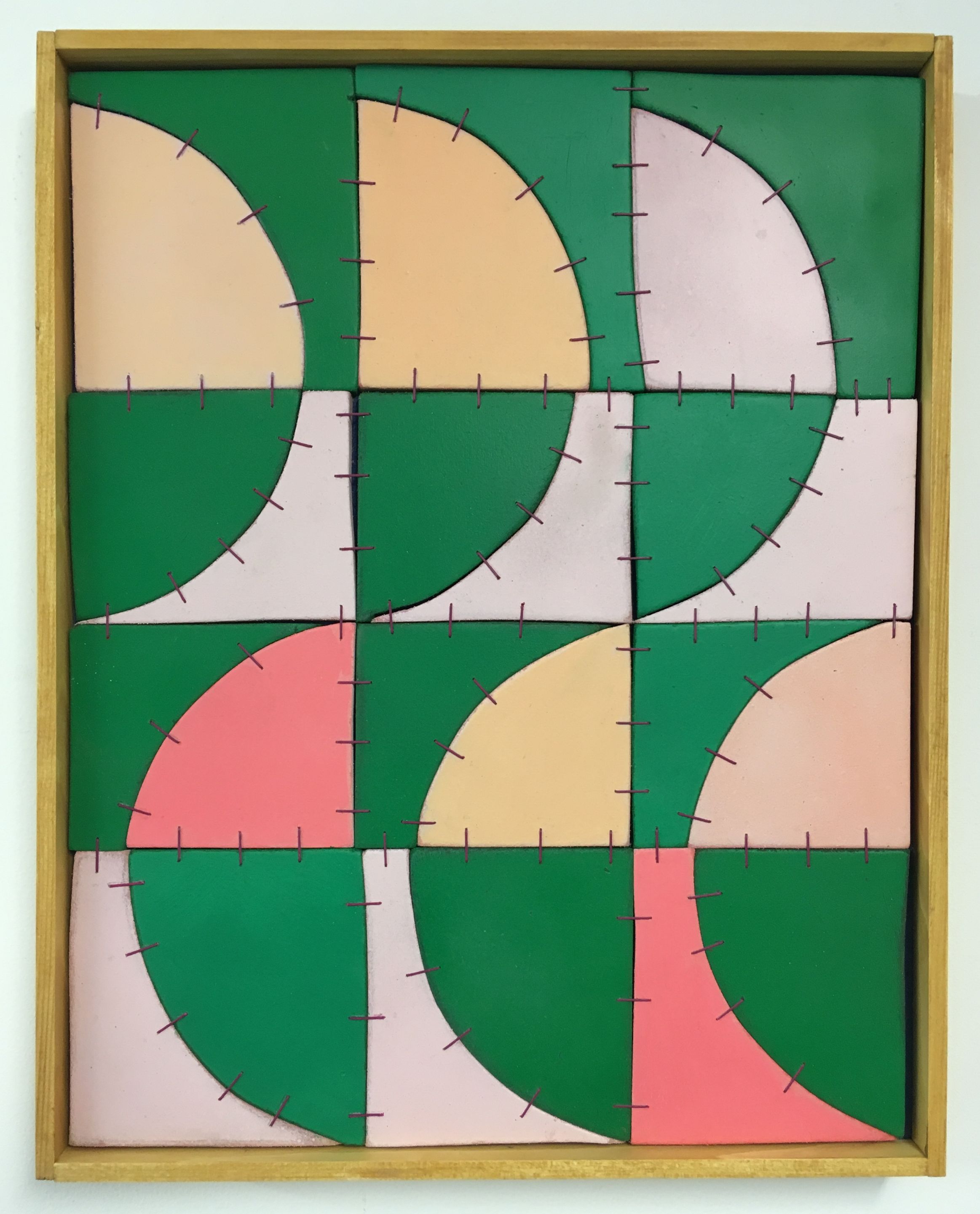 The Crossover - Lot 27, Dominic Beattie, Untitled (Pink and Green) image